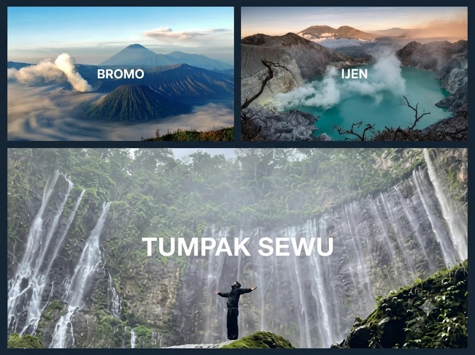 3 Hari 2 Malam Air Terjun Tumpak Sewu + Bromo + Ijen